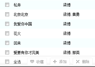 百度音乐-全选操作